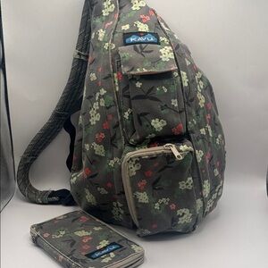 Kacy Sling Rope Bag “Forest Blossom” billfold included